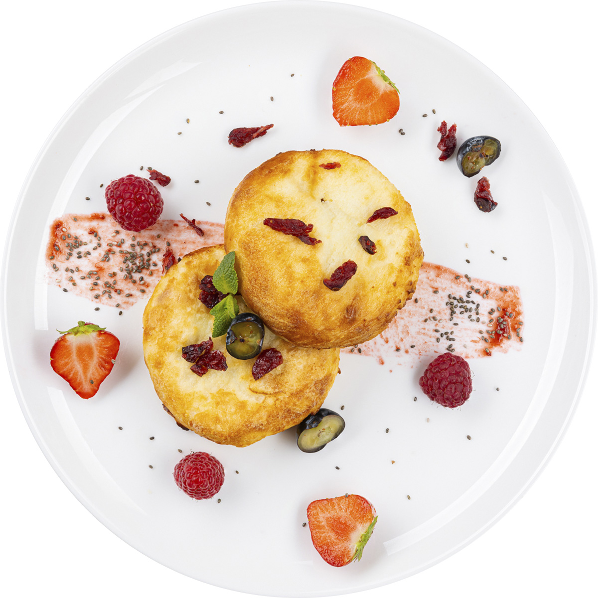 Сырники классические в ассортименте, (порция 2 шт)